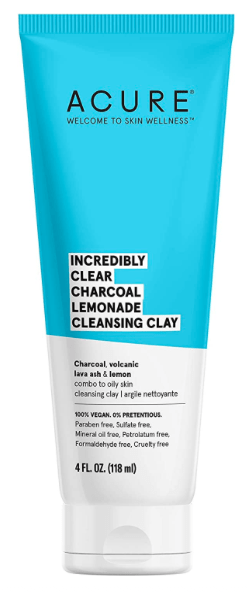 Acure Clear Charcoal Cleansing Clay