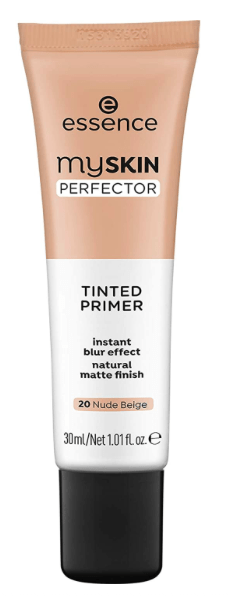 essence cosmetics my skin perfector tinted primer face foundation