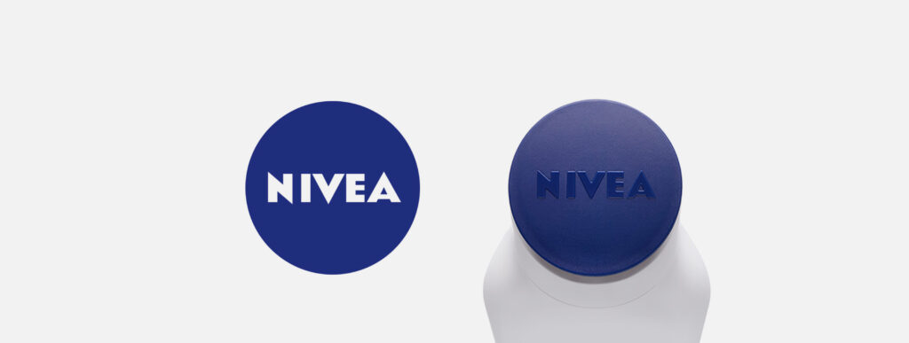 NIVEA logo and a NIVEA product cap against a white background.